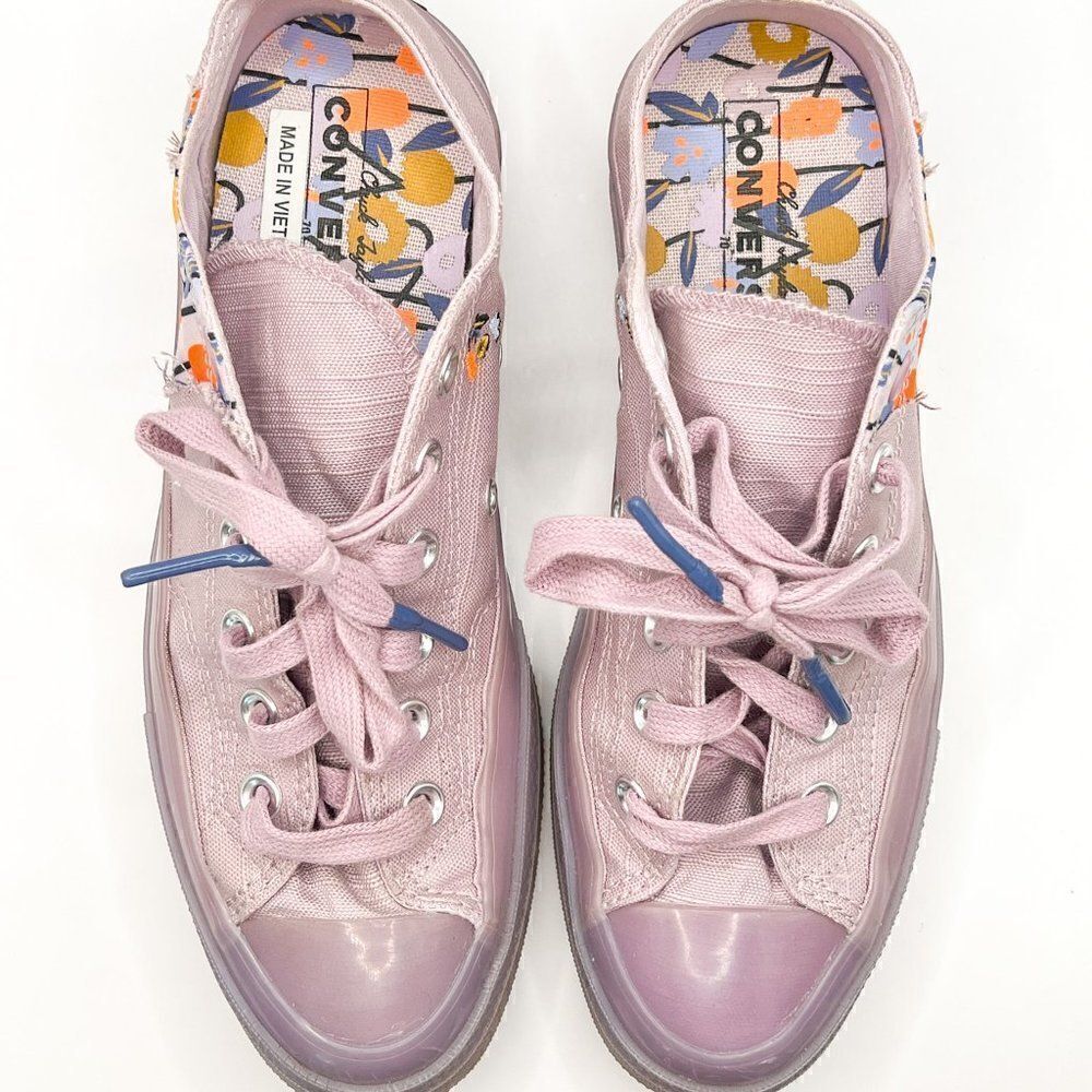 CONVERSE Chuck 70 Ox Women’s History Month Canvas Tearaway Sneakers Plum Size 8